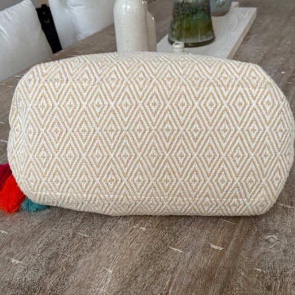 Jen & Co Diamond Woven Tote - EUC - Picture 6 of 12